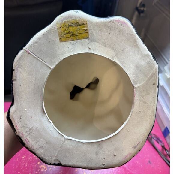 1960s Vintage Mid Century Modern “The Lovers” Ceramic Statue In Black LARGE 16in - Picture 13 of 16